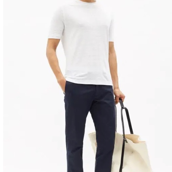 Thom Sweeney linen jersey Tshirt medium size - Picture 2 of 10